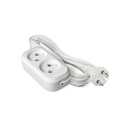 Удлинитель 2гн 10м б/з ПВС  2*1,0 Е 202