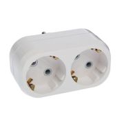 Разветвитель Универсал А302 2гн. з/к 16А бел.