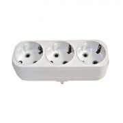 Разветвитель Универсал А303 3гн. з/к 16А бел.