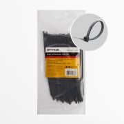 Хомут 2,5х150 нейлоновый черный Д мах 35мм, нагрузка 8кг