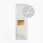 Хомут 4,7х350 нейлоновый белый Д мах 90мм, нагрузка 22кг