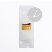 Хомут 2,5х200 нейлоновый белый Д мах 50мм, нагрузка 8кг