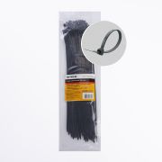 Хомут 3,6х300 нейлоновый черный Д мах 80мм, нагрузка 18кг