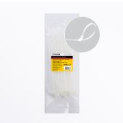 Хомут 3,6х200 нейлоновый белый Д мах 50мм, нагрузка 18кг