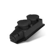 Колодка Юниверсал каучук 2гн.з/к заглушки, IP44