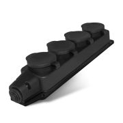 Колодка Юниверсал каучук 4гн.з/к заглушки, IP44