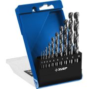 Набор сверл по металлу(1-10), сталь Р6М5, класс А ЗУБР 10 шт