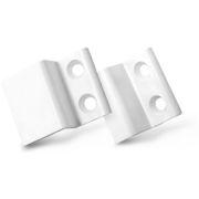 Крепление москитной сетки на окно белый пластик (комплект 4шт)