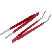 Пинцеты 2шт PVC  ручка 10131