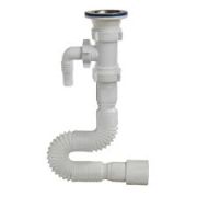 Гибкая труба с выпуском 1 1/2 40/50 (925мм) с одним отводом А-30175