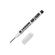 Маркер Черный Перманентный, удлиненный наконечник (пакет), LEKON Pika