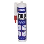 Герметик силиконовый 1100 ABRO MASTERS (серый)